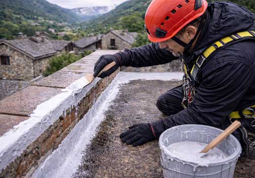 Impermeabilización de petos, coronaciones y remates en Asturias