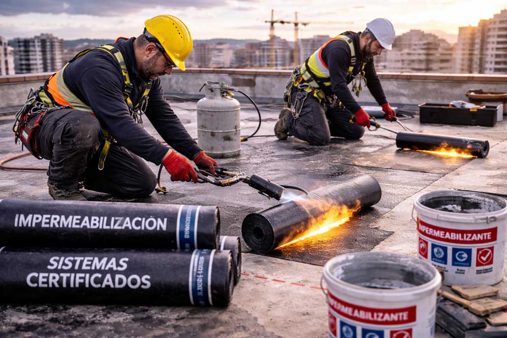 empresa especializada en impermeabilización, aislamiento y tratamiento de humedades