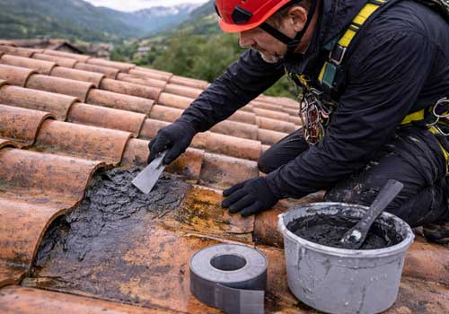 Reparación de goteras y filtraciones localizadas en Asturias