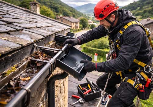 Reparación o sustitución de tramos dañados en Asturias